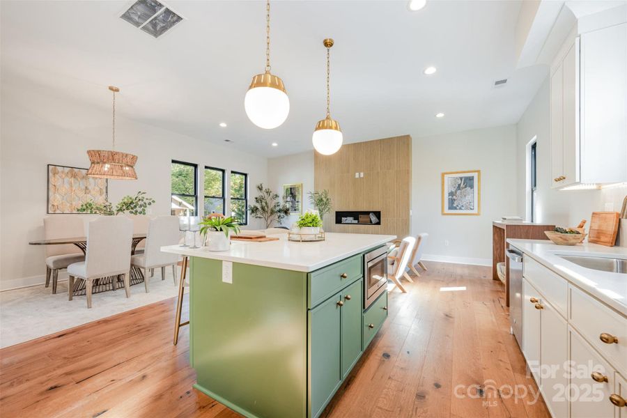 Furnished interior view inside a new home in , Charlotte (Image 18).