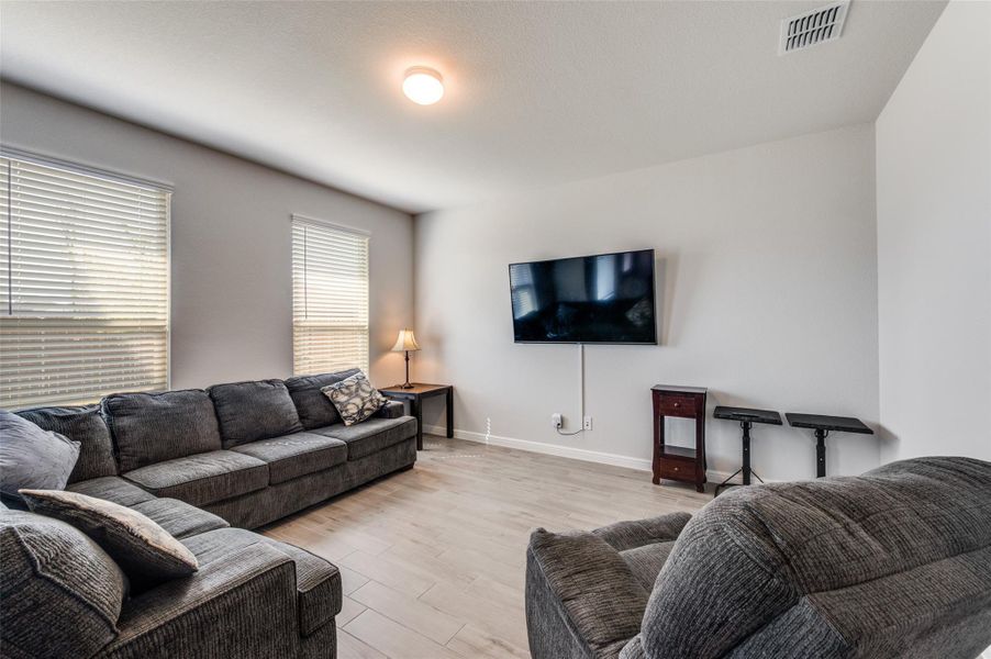 Furnished interior view inside a new home in Terra Trace, Fort Worth (Image 15). Furnished interior view inside a new home in Terra Trace, Fort Worth (Image 15).