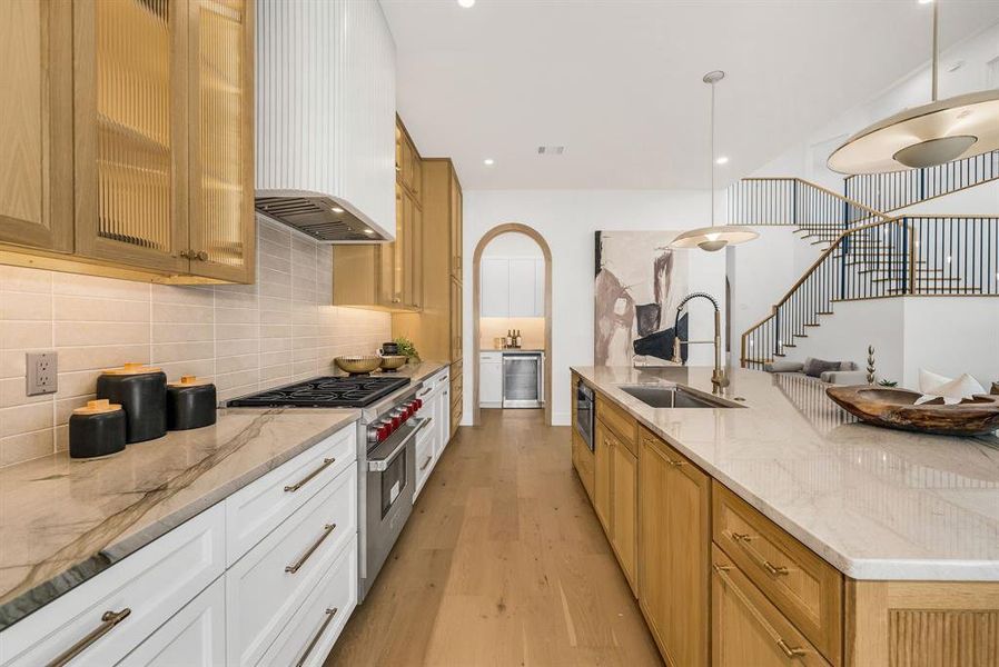 Furnished interior view inside a new home in , Dallas (Image 33).