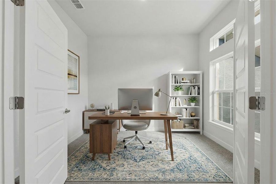 Furnished interior view inside a new home in Royal Highlands, Weeki Wachee (Image 7).