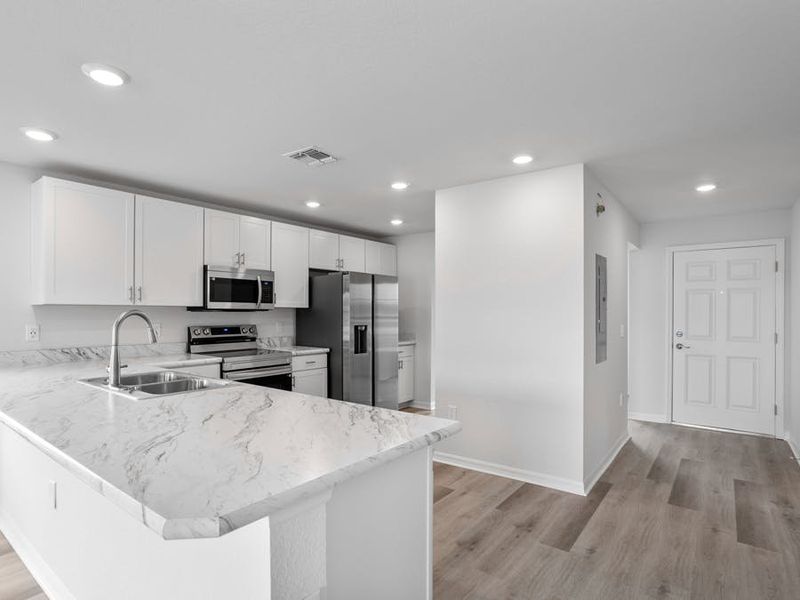 Brand-new, 3 bedroom, end-unit townhome for sale in Winter Haven, FL!