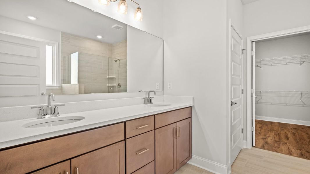 Furnished interior view inside a new home in Oak Ridge Meadows, Locust Grove (Image 12).