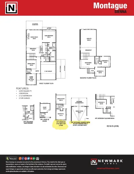 2D floor plan layout of this home in , Missouri City, TX (Image 2).
