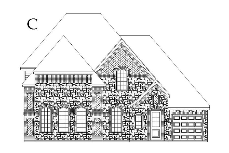 Representative rendering of the exterior for the Preston by Windsor Homes (Image 21).