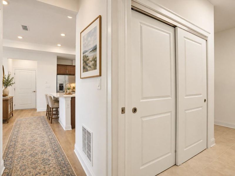 Furnished interior view inside a new home in , Holly Springs (Image 12).