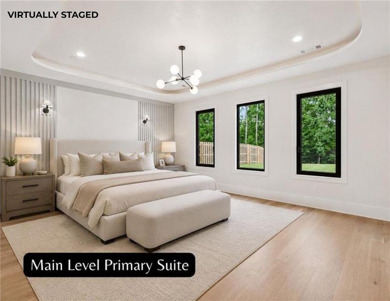Furnished interior view inside a new home in , Flowery Branch (Image 42).