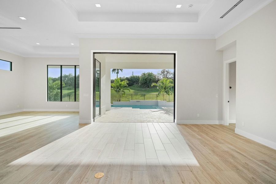 Representative unfurnished interior of a home built from the Alessia 58 by GHO Homes in Tesoro Club, Port St. Lucie (Image 36).