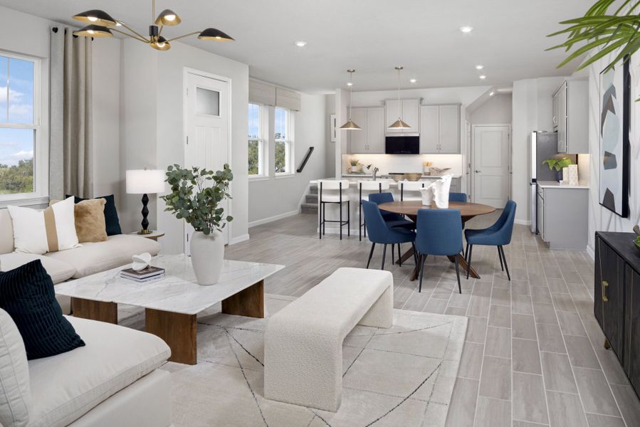 Representative furnished interior of a home built from the Seastone by Mattamy Homes in Crosswind Ranch, Parrish (Image 9).