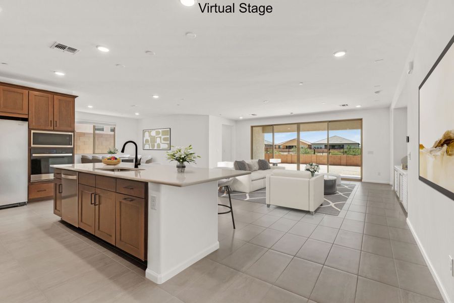 Furnished interior view inside a new home in Montelena, Marana (Image 6).