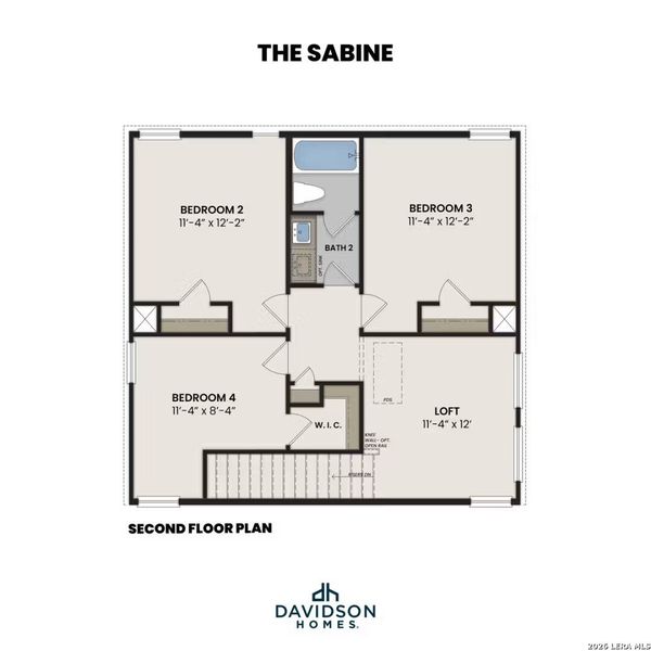 2D floor plan layout of this home in Agave, San Antonio, TX (Image 4).