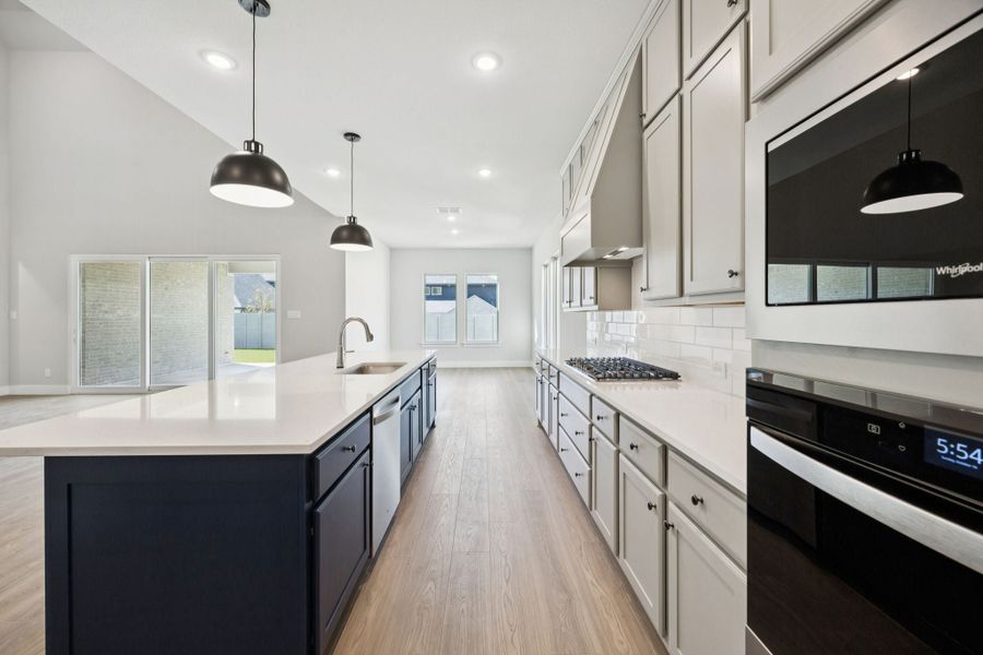 Furnished interior view inside a new home in Painted Tree Lakeside, McKinney (Image 9).