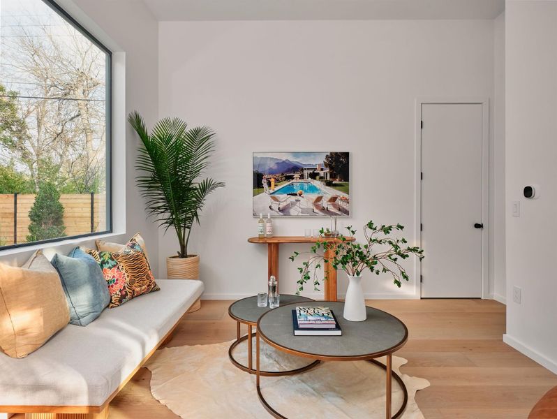 Furnished interior view inside a new home in , Austin (Image 28).