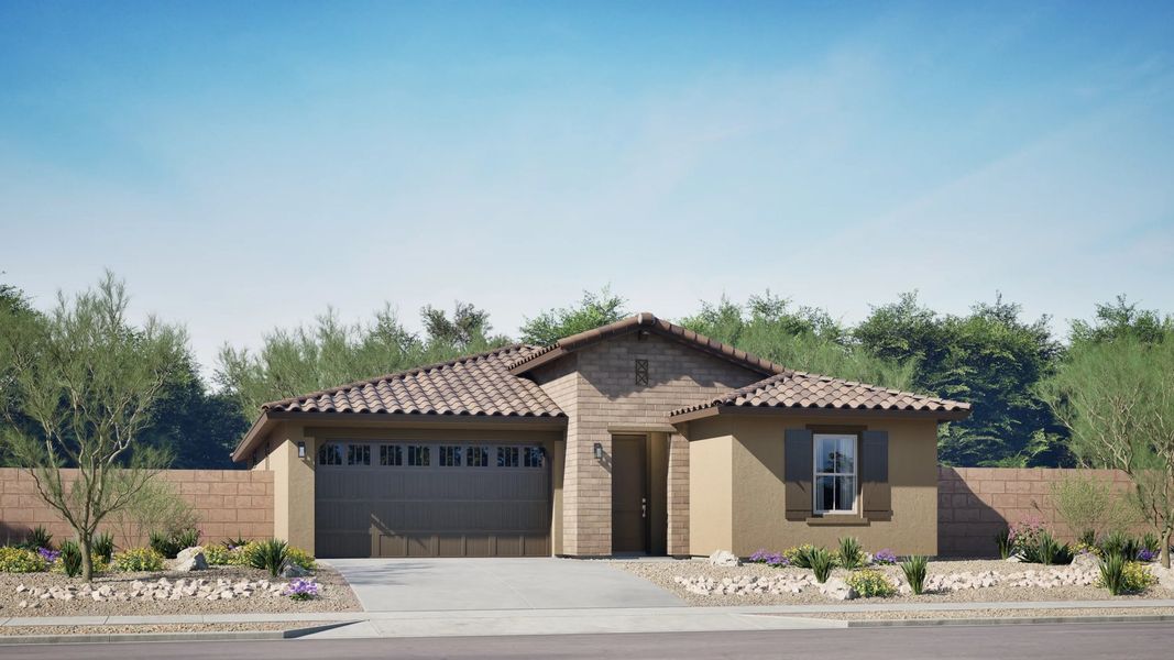 Home exterior render streetview Home exterior render streetview