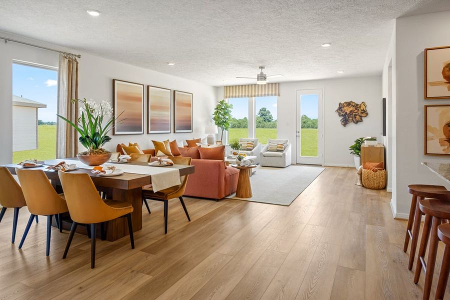 Representative furnished interior of a home built from the 1965 Modeled by KB Home in Brighton Preserve, Hockley (Image 4).