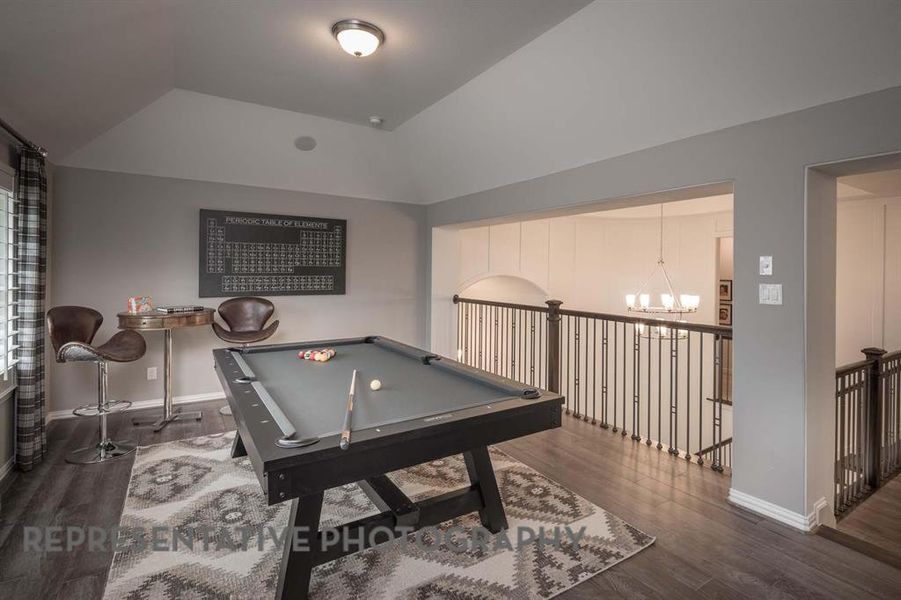 Furnished interior view inside a new home in Star Trail, Prosper (Image 19).