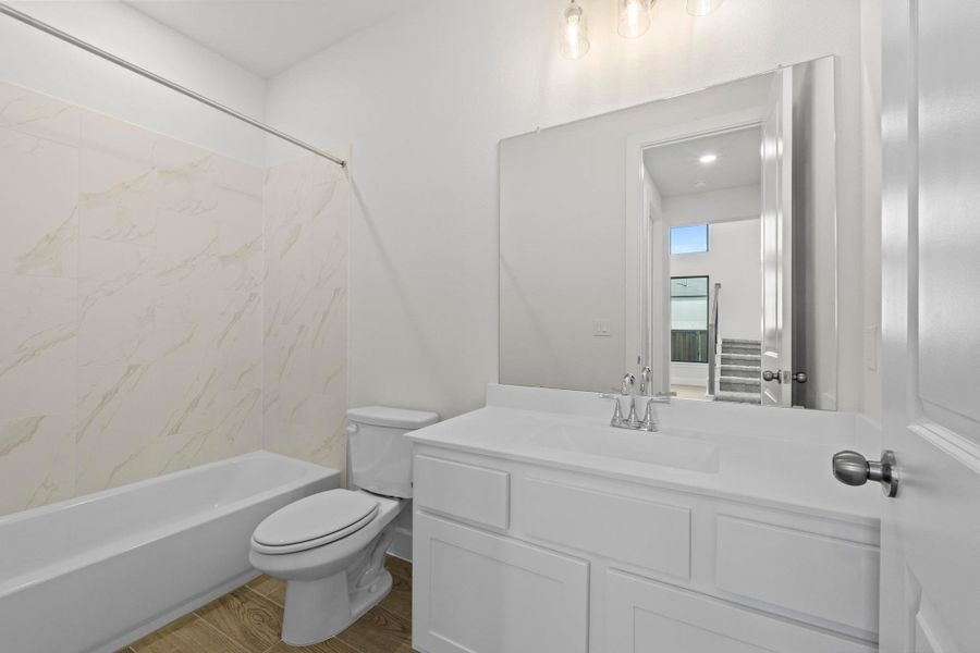 Furnished interior view inside a new home in Parmer Ranch, Georgetown (Image 6).