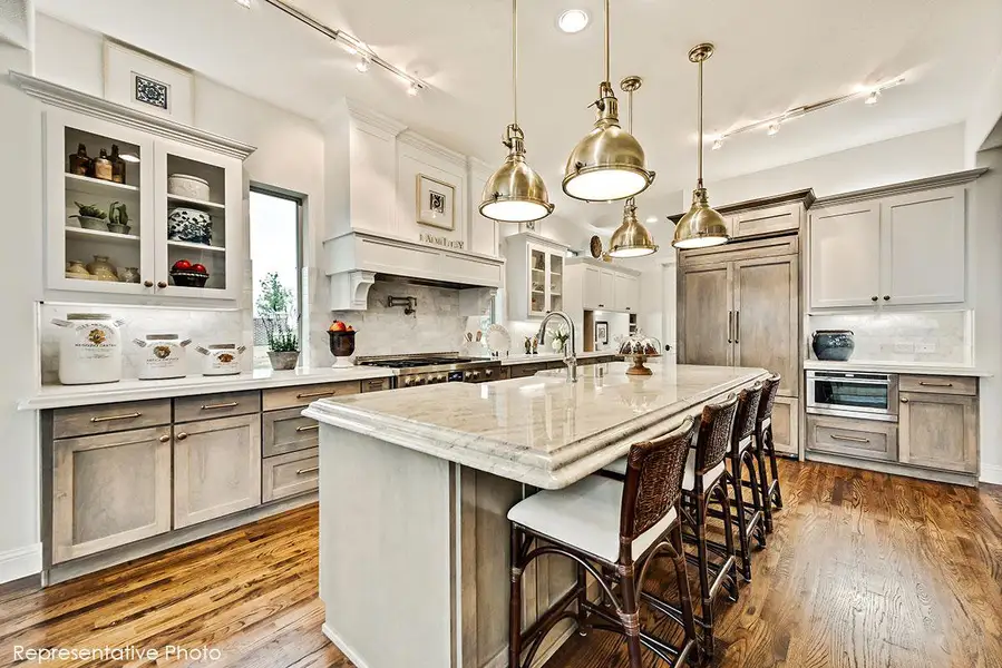 Furnished interior view inside a new home in Park Place, Prosper (Image 6). Furnished interior view inside a new home in Park Place, Prosper (Image 6).