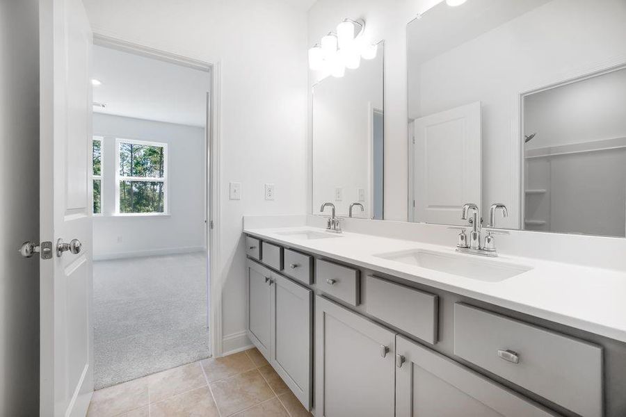 Furnished interior view inside a new home in Bailey Fence, Dacula (Image 15).
