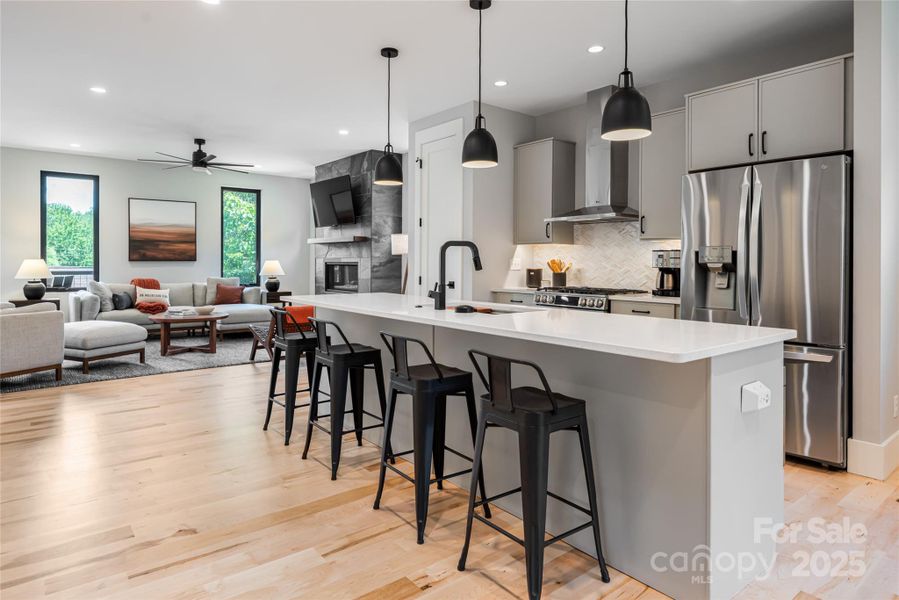 Furnished interior view inside a new home in , Asheville (Image 10).
