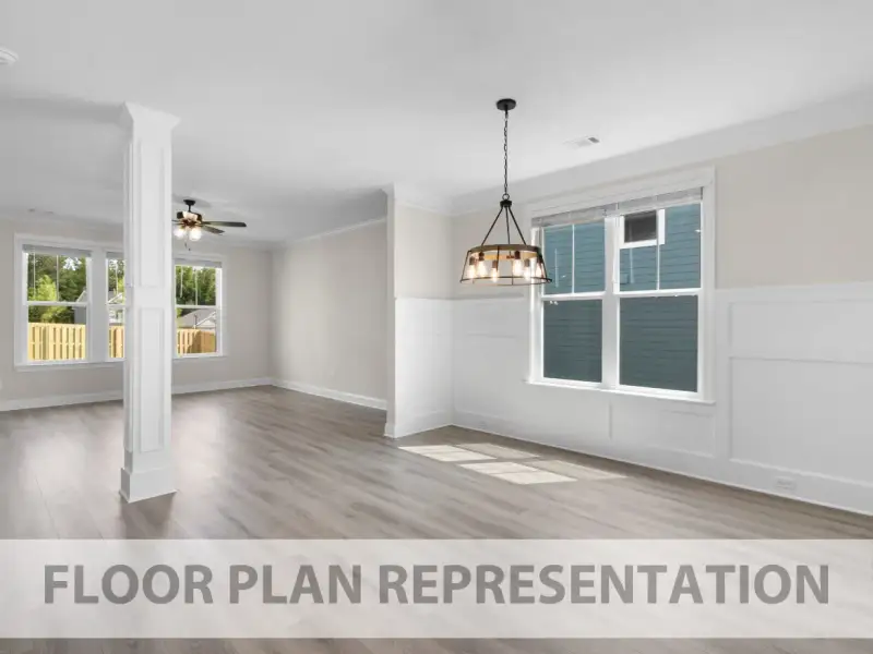 Spacious, unfurnished interior of a new home in Forrest Bluff, North Augusta (Image 6).
