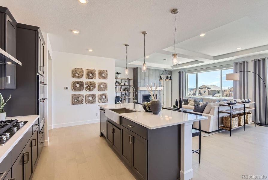 Furnished interior view inside a new home in , Parker (Image 9).