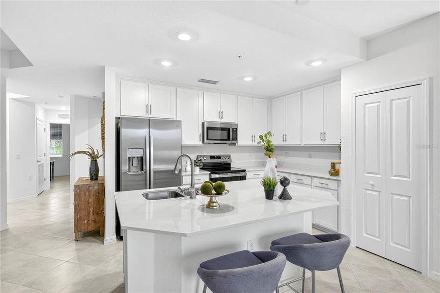 Furnished interior view inside a new home in , Punta Gorda (Image 15).