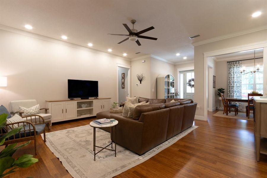 Furnished interior view inside a new home in , Deland (Image 29). Furnished interior view inside a new home in , Deland (Image 29).