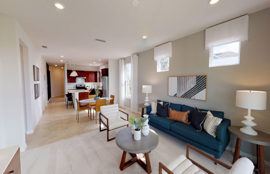 Representative furnished interior of a home built from the Contour by Del Webb in Del Webb Ocean Isle Beach, Shallotte (Image 9).
