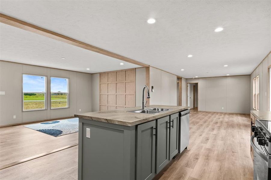 Furnished interior view inside a new home in , Howe (Image 3).