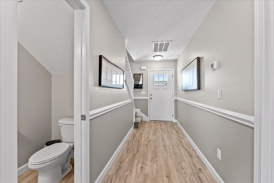 Representative furnished interior of a home built from the Sumter by Enchanted Homes in Lonesome Dove, San Antonio (Image 7).