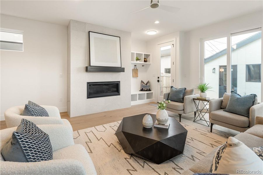 Furnished interior view inside a new home in , Denver (Image 14).