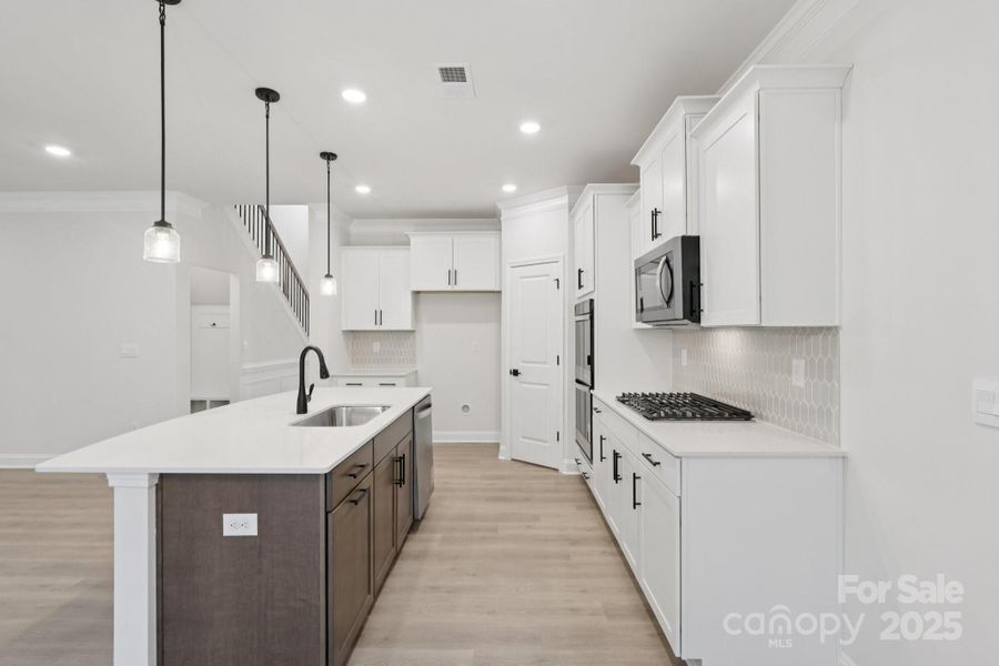 Furnished interior view inside a new home in Falls Cove, Troutman (Image 12).