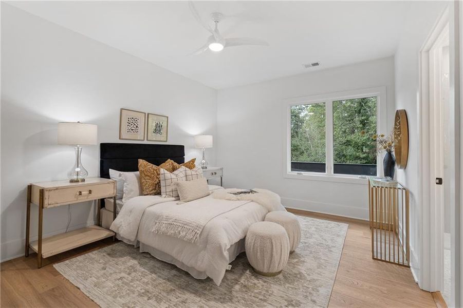 Furnished interior view inside a new home in , Roswell (Image 48).