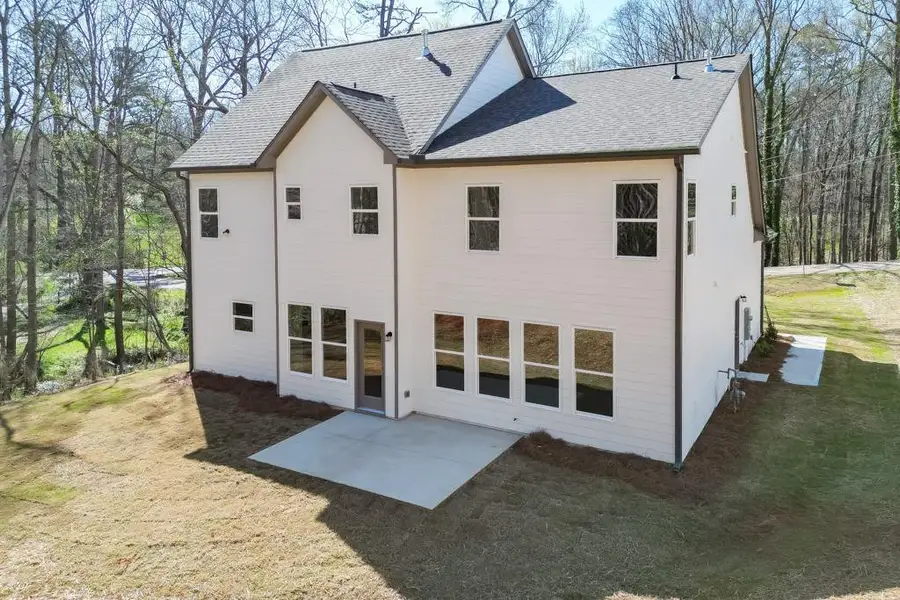 Exterior details and patio area of a home in , Commerce (Image 3).