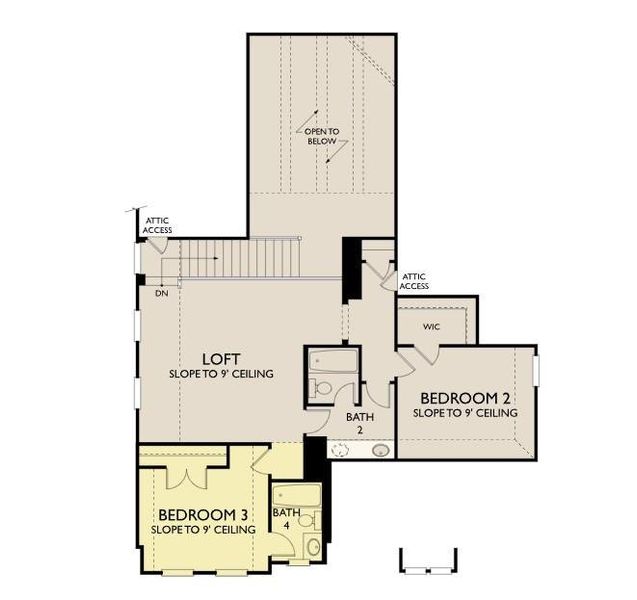 The Cypress floor plan