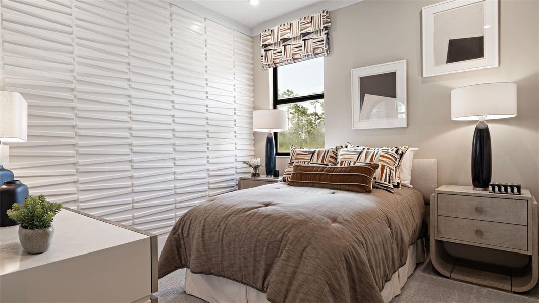 Furnished interior view inside a new home in L'Ambiance at Avenir, Palm Beach Gardens (Image 13).