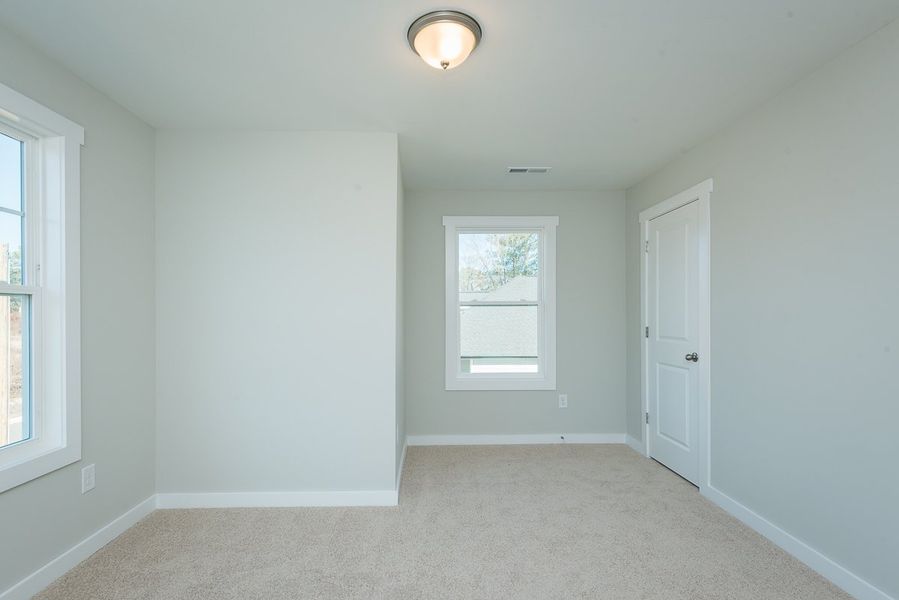 Representative unfurnished interior of a home built from the Monroe II by Foundation Home Builders LLC in Pinnix Loop, Burlington (Image 19).