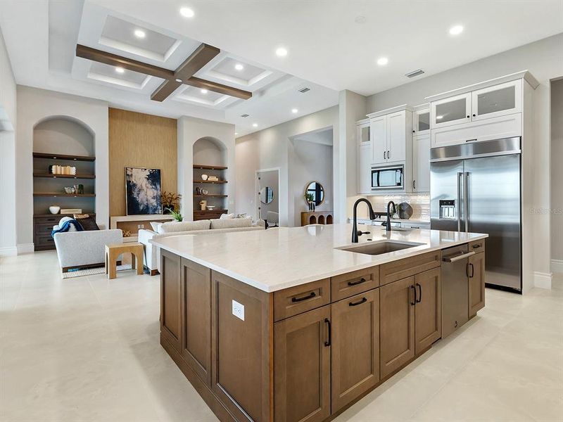 Furnished interior view inside a new home in , Sarasota (Image 15).