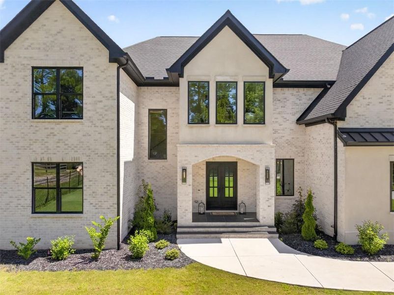 Front exterior of a new home in , Buford, GA, highlighting curb appeal (Image 30).