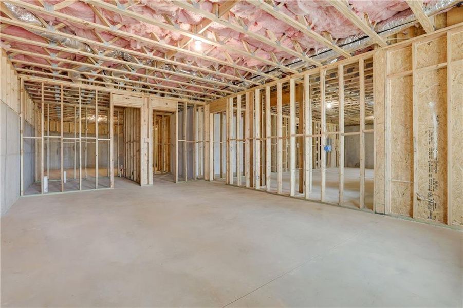 In-progress construction of a new home in , Milton, GA (Image 73).