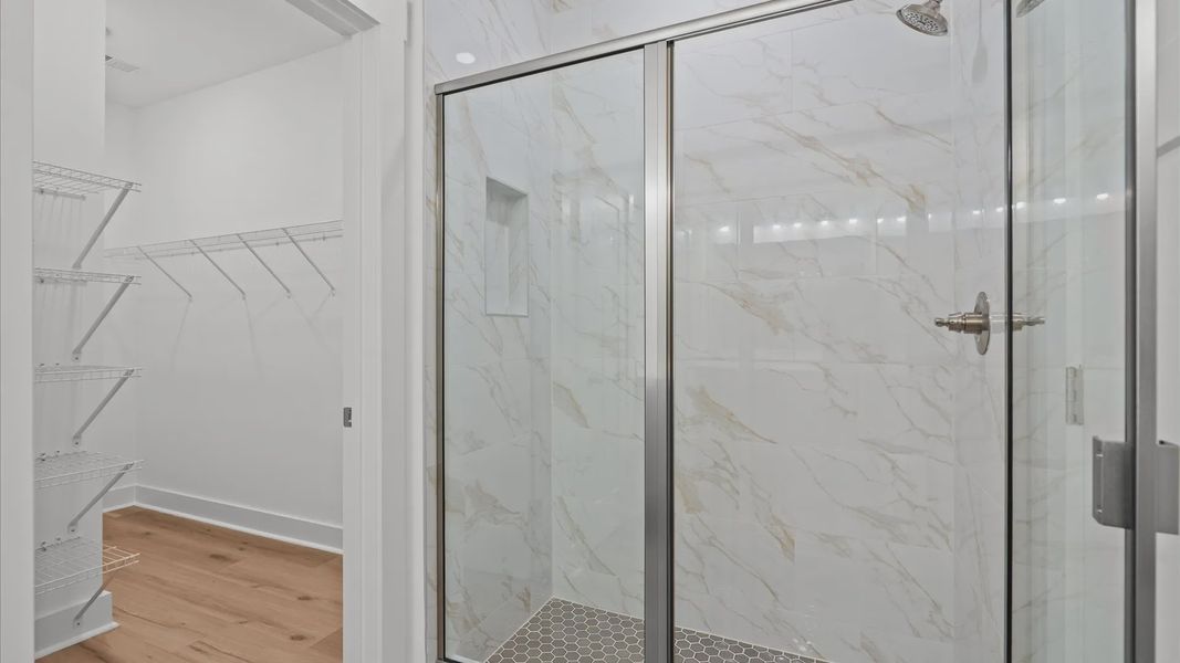 Furnished interior view inside a new home in Pelham Crossing Villas, Greenville (Image 20).