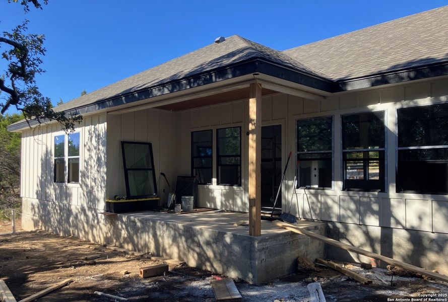 In-progress construction of a new home in , Canyon Lake, TX (Image 2). In-progress construction of a new home in , Canyon Lake, TX (Image 2).