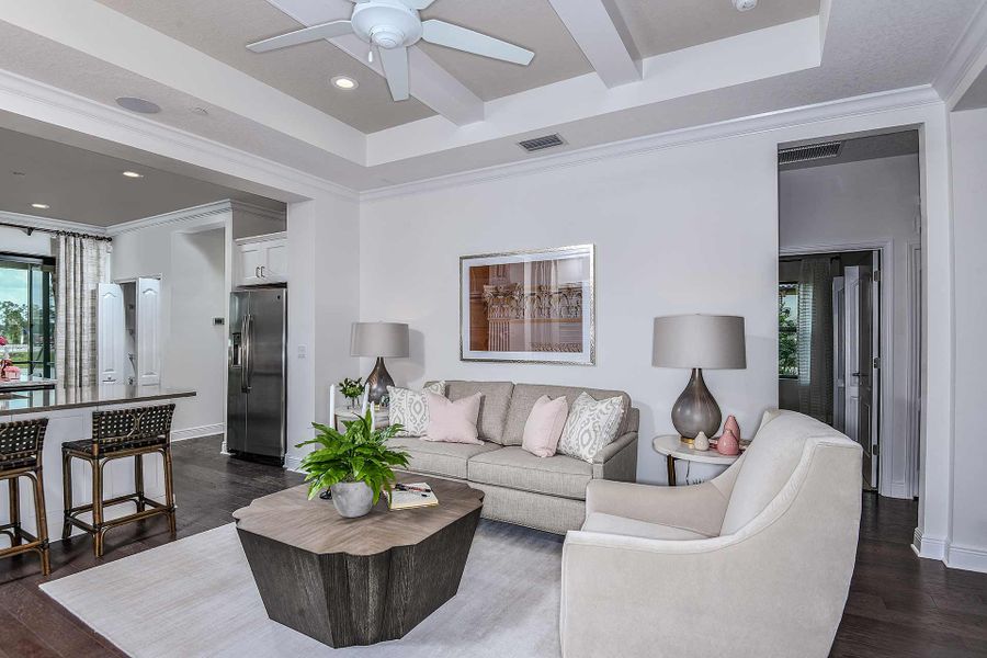 Representative furnished interior of a home built from the Liberty 4 by Neal Communities in Vicenza, Venice (Image 7).