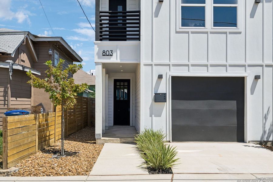 Front exterior of a new home in , San Antonio, TX, highlighting curb appeal (Image 24). Front exterior of a new home in , San Antonio, TX, highlighting curb appeal (Image 24).