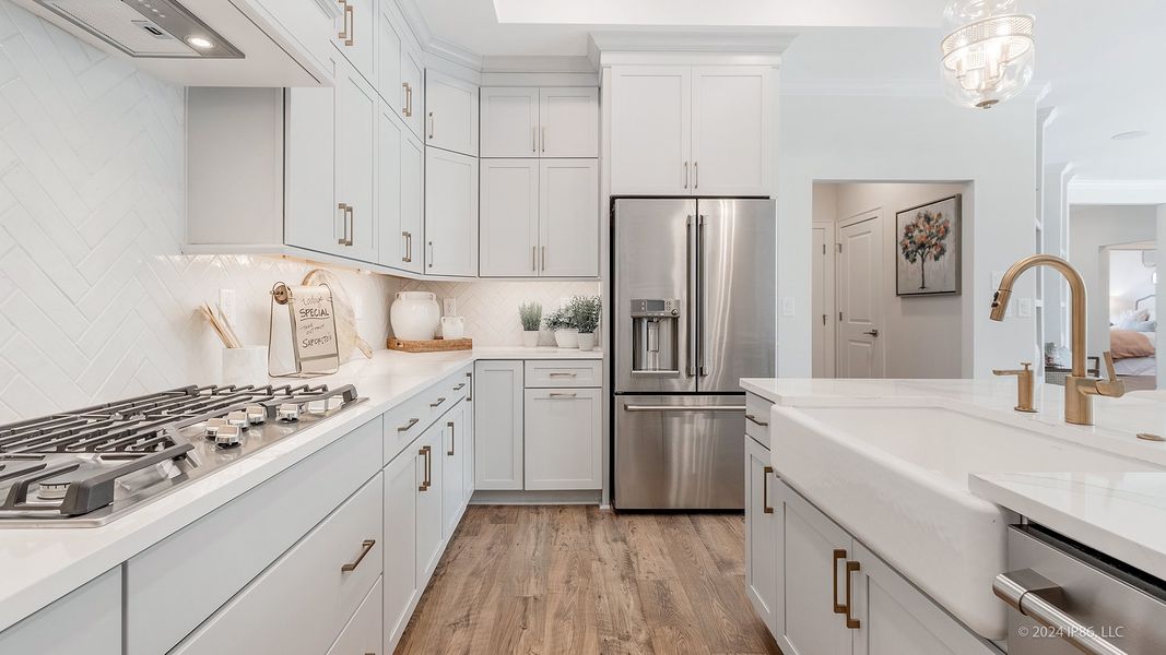 Representative furnished interior of a home built from the Promenade by Epcon Communities in The Courtyards at Bailey Farms, Dacula (Image 37).