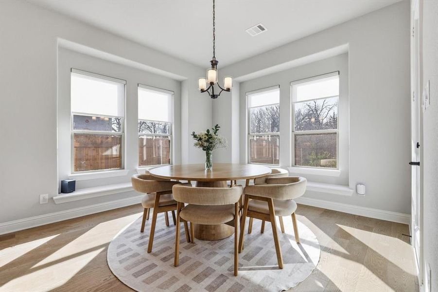 Furnished interior view inside a new home in , Midlothian (Image 13).
