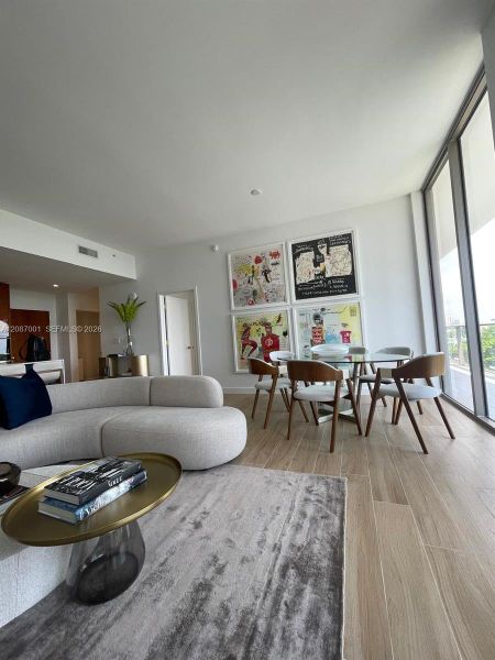 Furnished interior view inside a new home in Mr. C Residences, Miami (Image 6).