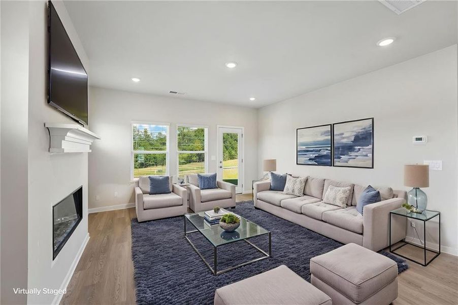 Furnished interior view inside a new home in Hemingway - Reserve Series, Cumming (Image 20).