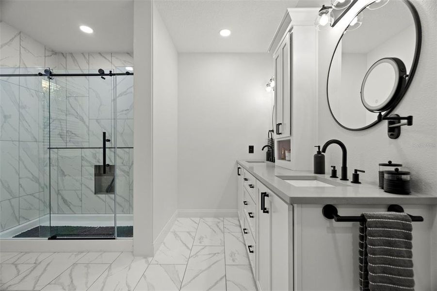 Furnished interior view inside a new home in , Webster (Image 15).