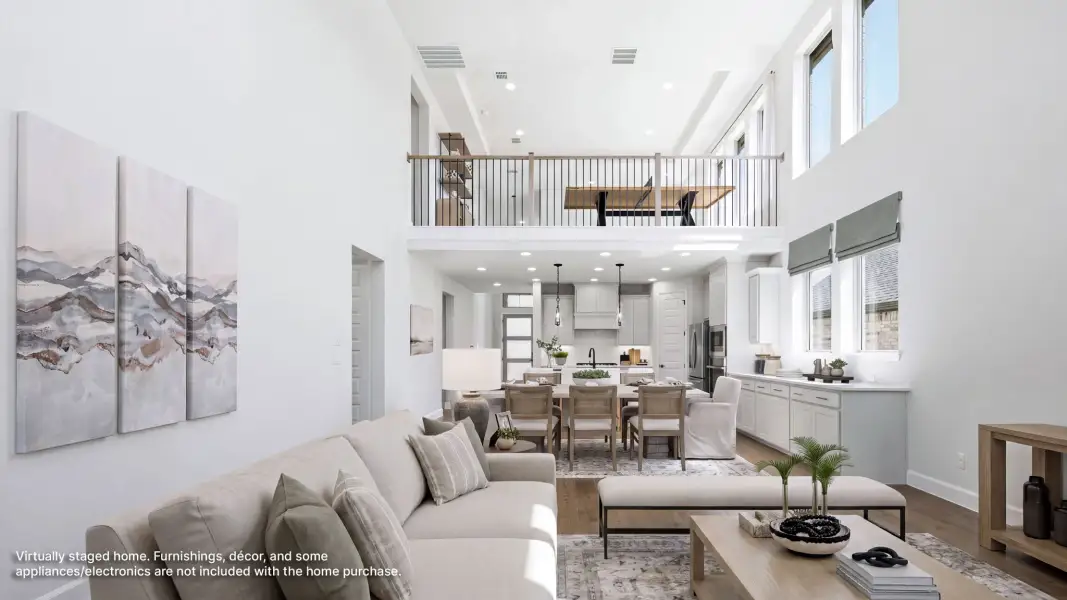 Furnished interior view inside a new home in Eliana, McKinney (Image 6).